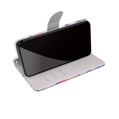 Pattern Printing Wallet Stand Leather Case Phone Shell for iPhone 13 Pro 6.1 inch
