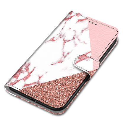 Pattern Printing Wallet Stand Leather Case Phone Shell for iPhone 13 Pro 6.1 inch