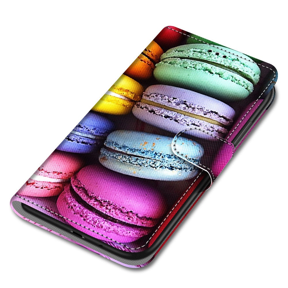 Pattern Printing Wallet Stand Leather Case Phone Shell for iPhone 13 Pro 6.1 inch