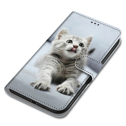 Pattern Printing Folio Flip Anti-Drop Leather Cover Wallet Stand Phone Case with Handy Strap for iPhone 13 Pro 6.1 inch