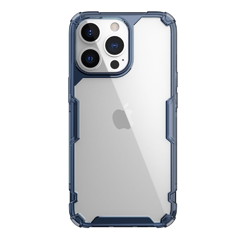 NILLKIN Nature TPU Pro Series Hybrid PC+ TPU Transparent Back Case Cell Phone Cover Protector for iPhone 13 Pro Max 6.7 inch