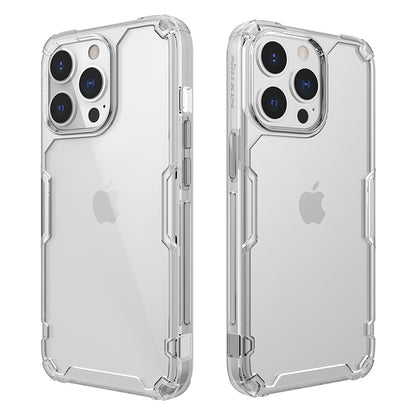 NILLKIN Nature TPU Pro Series Hybrid PC+ TPU Transparent Back Case Cell Phone Cover Protector for iPhone 13 Pro Max 6.7 inch