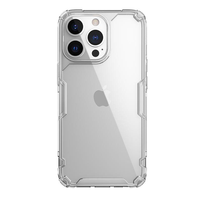 NILLKIN Nature TPU Pro Series Hybrid PC+ TPU Transparent Back Case Cell Phone Cover Protector for iPhone 13 Pro Max 6.7 inch