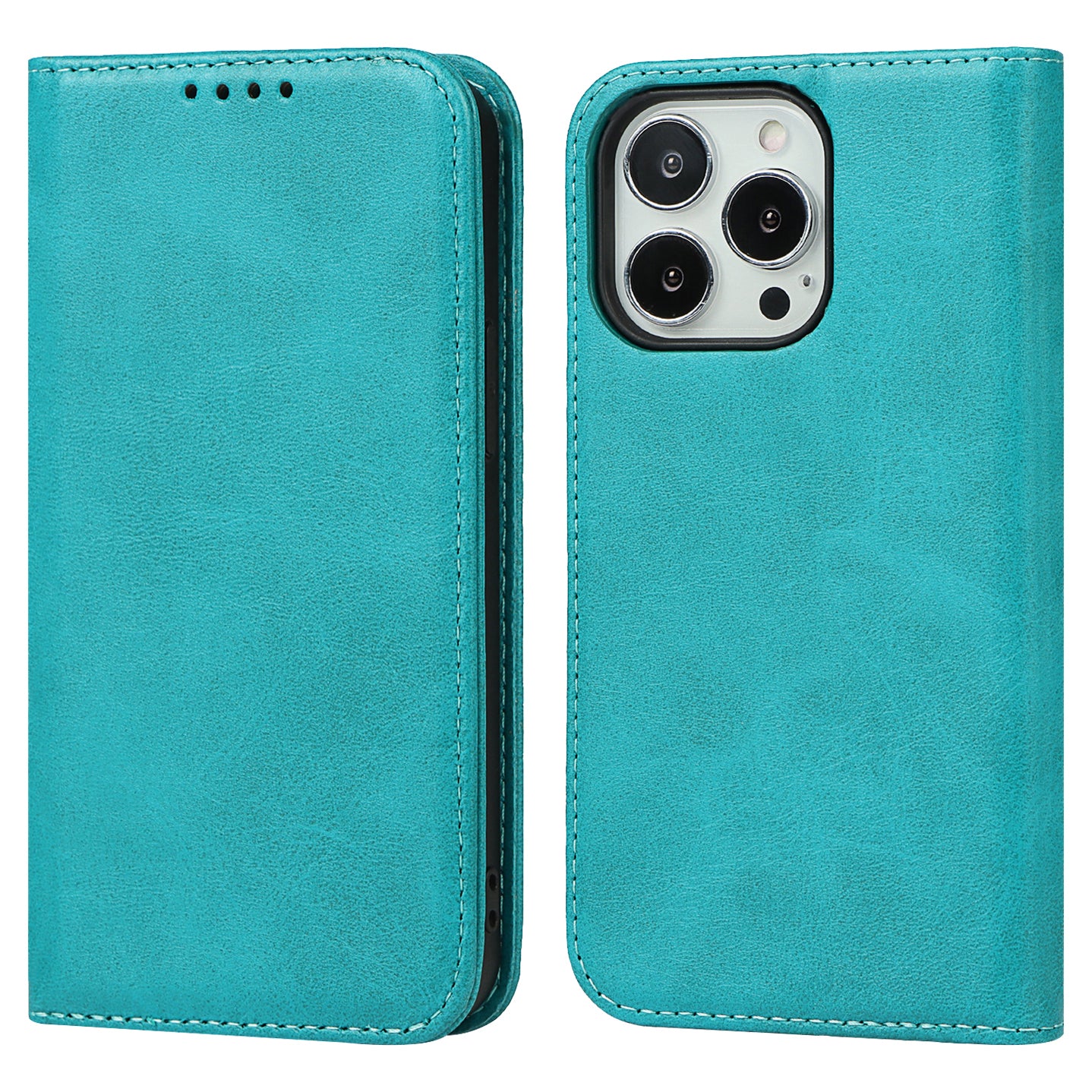 Stand Wallet Leather Phone Flip Case Protective Cover for iPhone 13 Pro 6.1 inch