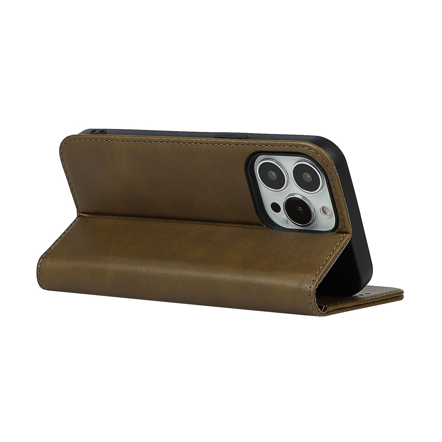 Stand Wallet Leather Phone Flip Case Protective Cover for iPhone 13 Pro 6.1 inch