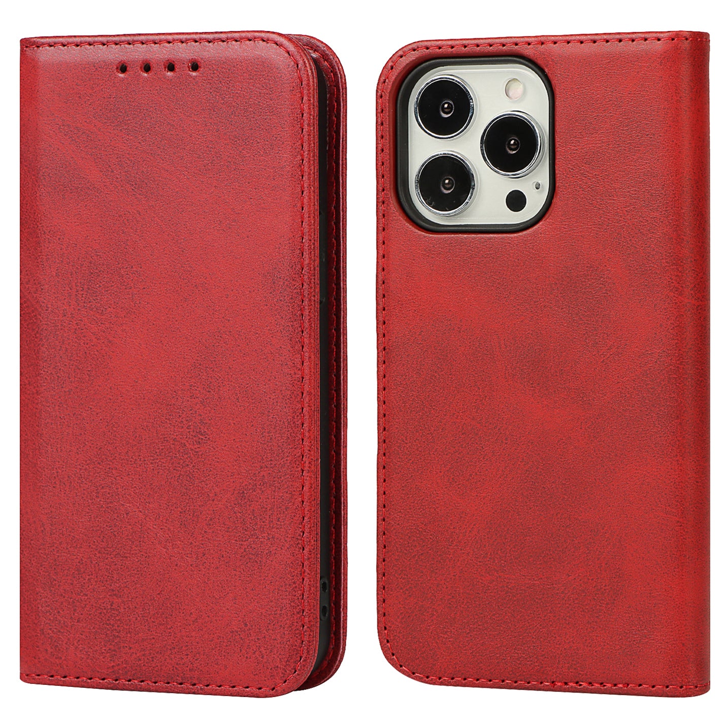 Stand Wallet Leather Phone Flip Case Protective Cover for iPhone 13 Pro 6.1 inch