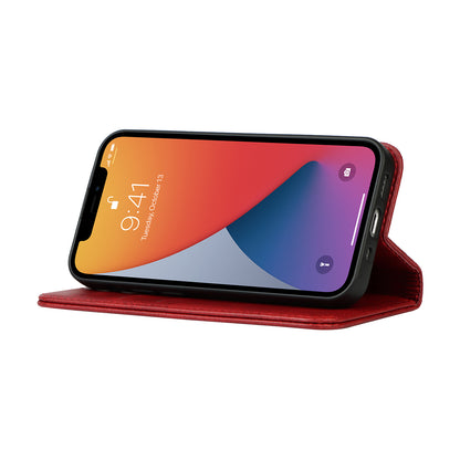 Stand Wallet Leather Phone Flip Case Protective Cover for iPhone 13 Pro 6.1 inch