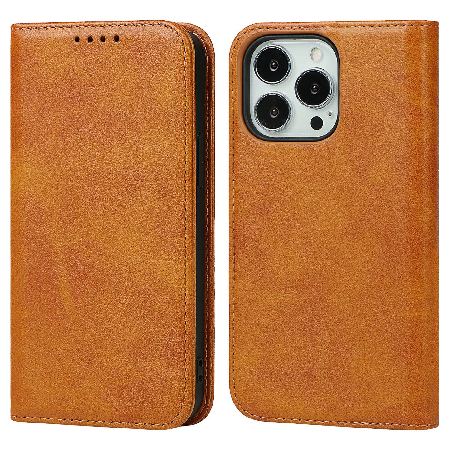 Stand Wallet Leather Phone Flip Case Protective Cover for iPhone 13 Pro 6.1 inch