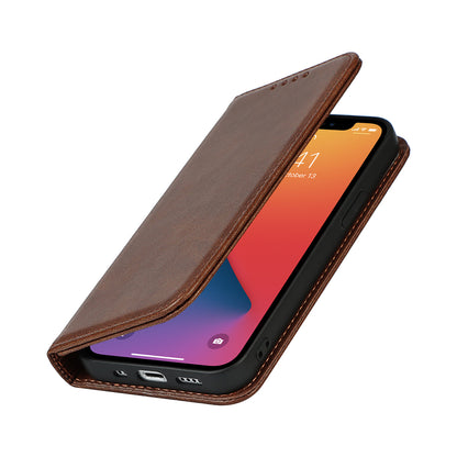 Stand Wallet Leather Phone Flip Case Protective Cover for iPhone 13 Pro 6.1 inch