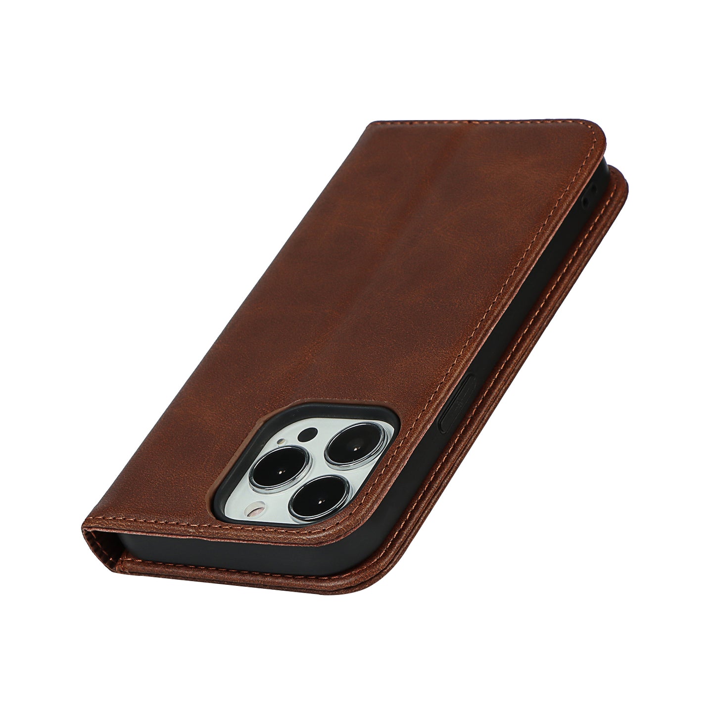 Stand Wallet Leather Phone Flip Case Protective Cover for iPhone 13 Pro 6.1 inch