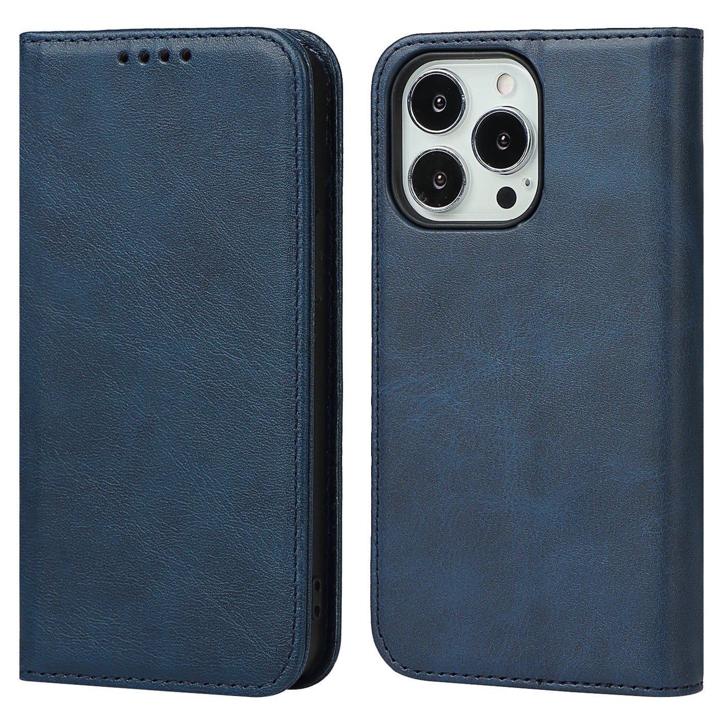 Stand Wallet Leather Phone Flip Case Protective Cover for iPhone 13 Pro 6.1 inch