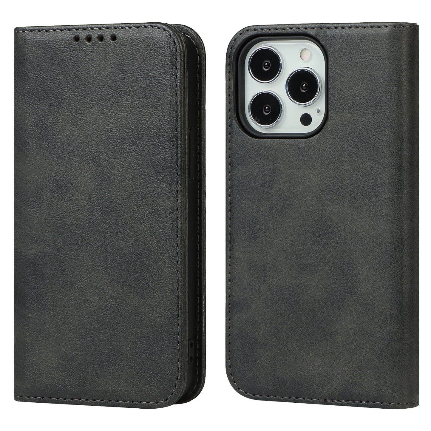 Stand Wallet Leather Phone Flip Case Protective Cover for iPhone 13 Pro 6.1 inch