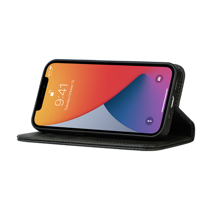 Stand Wallet Leather Phone Flip Case Protective Cover for iPhone 13 Pro 6.1 inch
