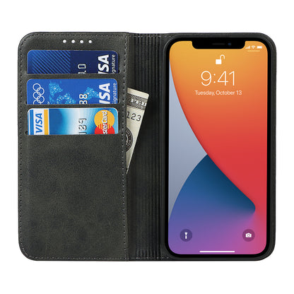 Stand Wallet Leather Phone Flip Case Protective Cover for iPhone 13 Pro 6.1 inch