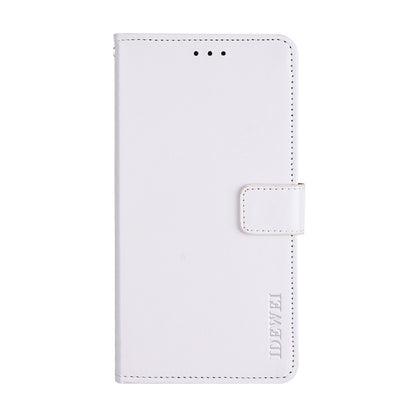 IDEWEI Crazy Horse Texture Folio Flip Leather Protective Phone Case Shell for iPhone 13 Pro Max 6.7 inch