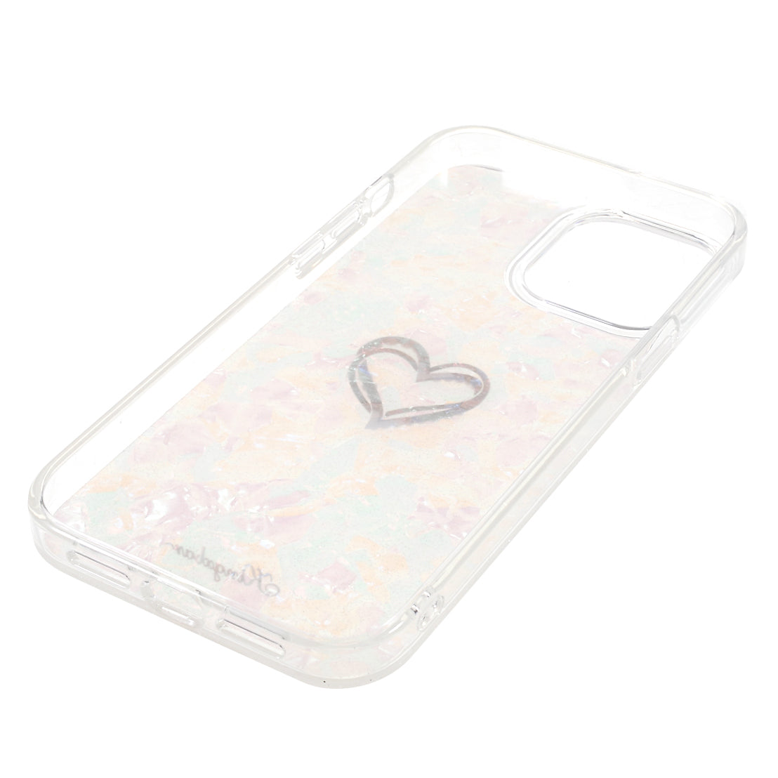 KINGXBAR Rhinestone Decoration Exquisite Epoxy Pattern TPU + PC Hybrid Phone Cover Case for iPhone 13 Pro 6.1 inch