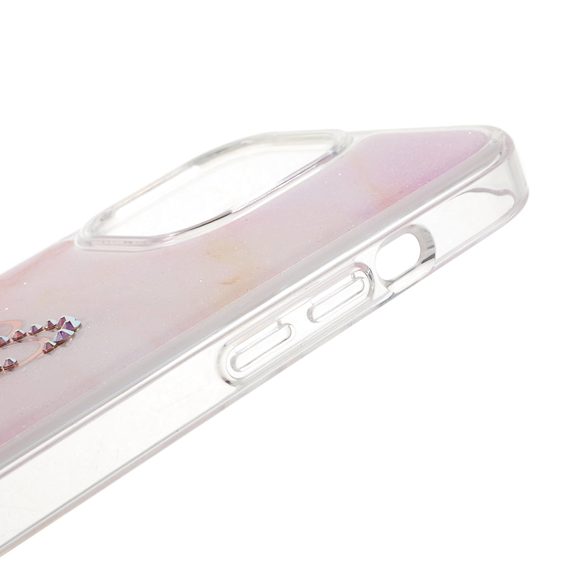 KINGXBAR Exquisite Epoxy Pattern Drop-Resistant TPU + PC Hybrid Phone Cover Case for iPhone 13 Pro Max 6.7 inch