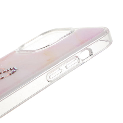 KINGXBAR Exquisite Epoxy Pattern Drop-Resistant TPU + PC Hybrid Phone Cover Case for iPhone 13 Pro Max 6.7 inch