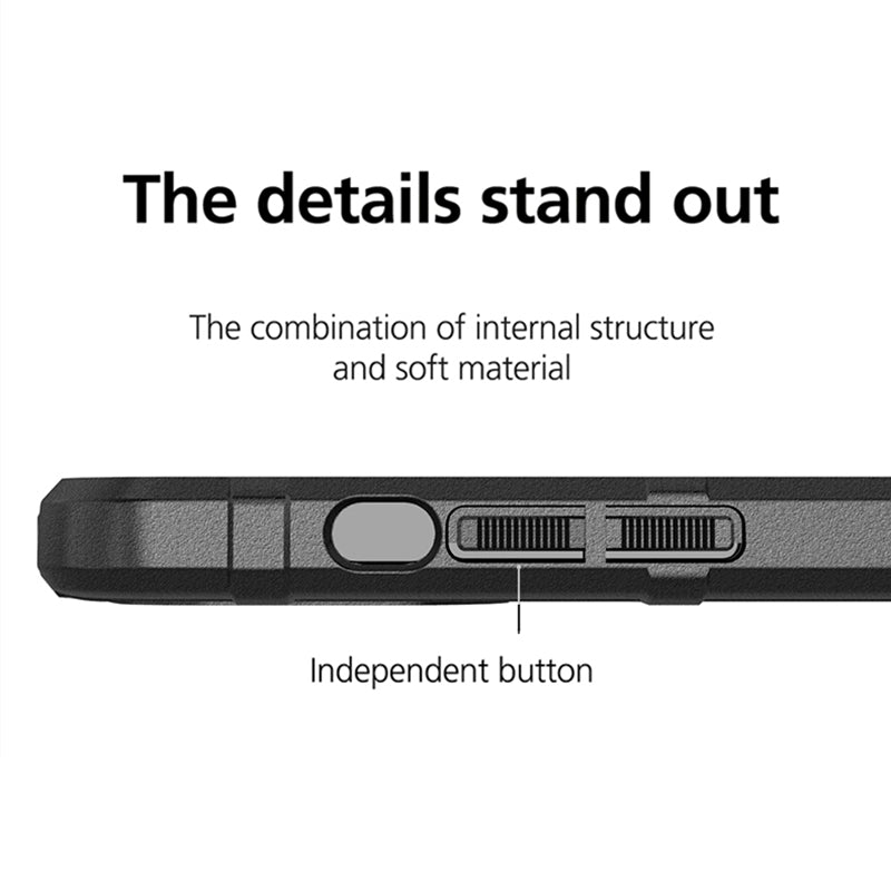 Rugged Square Grid Design Shock-proof TPU Mobile Phone Back Case for iPhone 13 Pro 6.1 inch