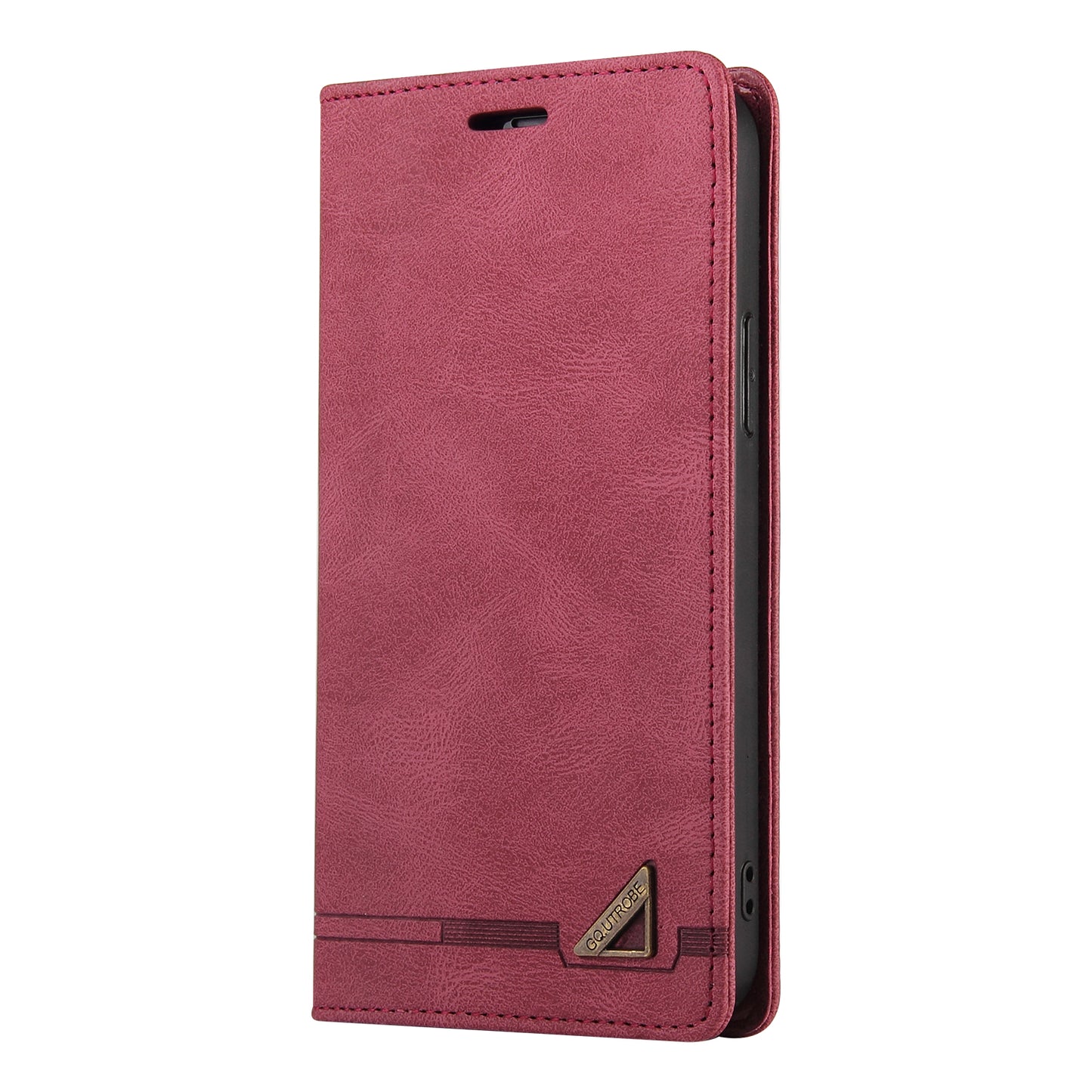 GQ.UTROBE 008 Series Full-Protective Leather Phone Auto-Absorbed Shell Case with RFID Blocking Technology for iPhone 13 Pro Max 6.7 inch