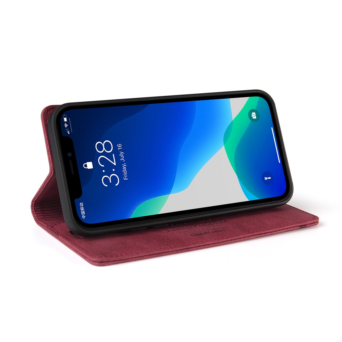 GQ.UTROBE 008 Series Full-Protective Leather Phone Auto-Absorbed Shell Case with RFID Blocking Technology for iPhone 13 Pro Max 6.7 inch