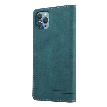 GQ.UTROBE 008 Series Full-Protective Leather Phone Auto-Absorbed Shell Case with RFID Blocking Technology for iPhone 13 Pro Max 6.7 inch