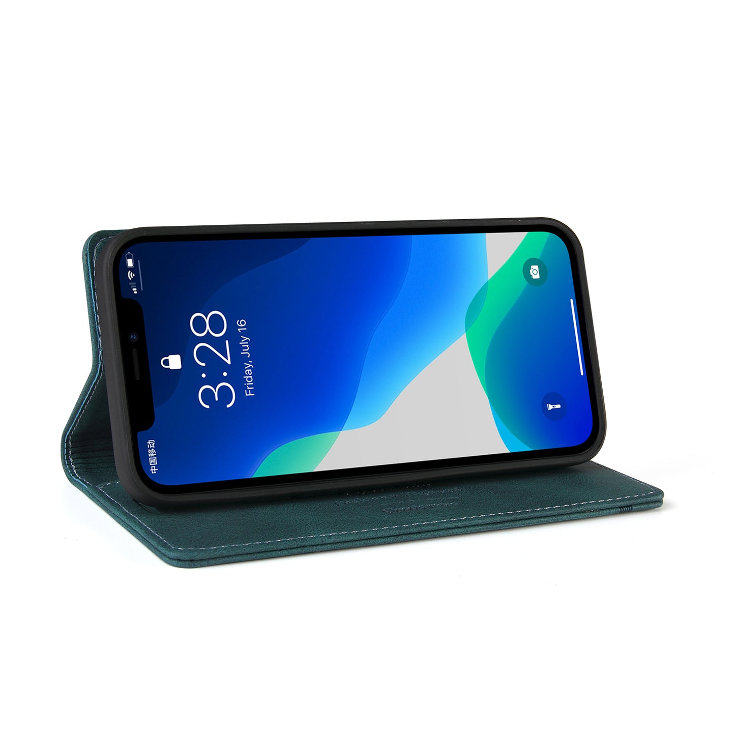 GQ.UTROBE 008 Series Full-Protective Leather Phone Auto-Absorbed Shell Case with RFID Blocking Technology for iPhone 13 Pro Max 6.7 inch