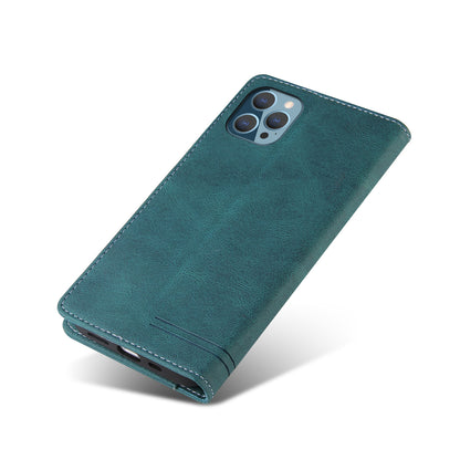 GQ.UTROBE 008 Series Full-Protective Leather Phone Auto-Absorbed Shell Case with RFID Blocking Technology for iPhone 13 Pro Max 6.7 inch