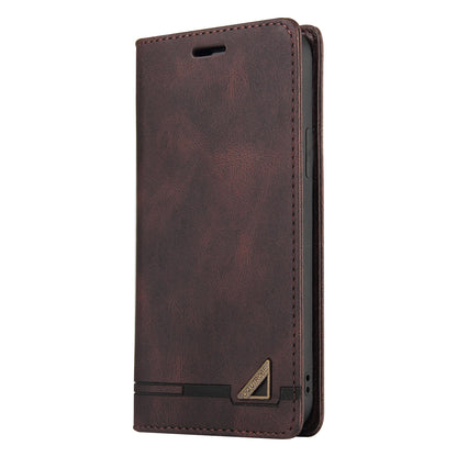 GQ.UTROBE 008 Series Full-Protective Leather Phone Auto-Absorbed Shell Case with RFID Blocking Technology for iPhone 13 Pro Max 6.7 inch