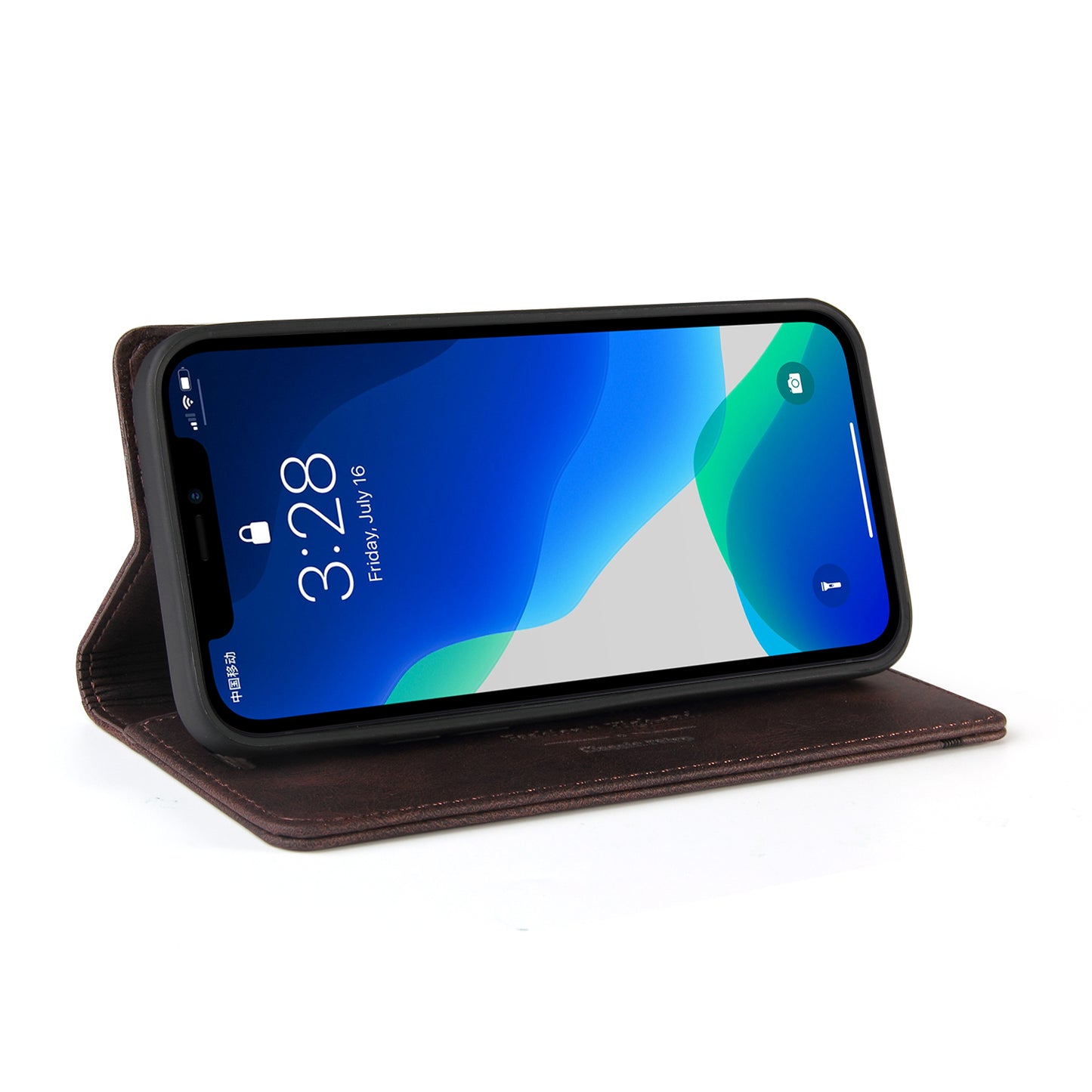GQ.UTROBE 008 Series Full-Protective Leather Phone Auto-Absorbed Shell Case with RFID Blocking Technology for iPhone 13 Pro Max 6.7 inch