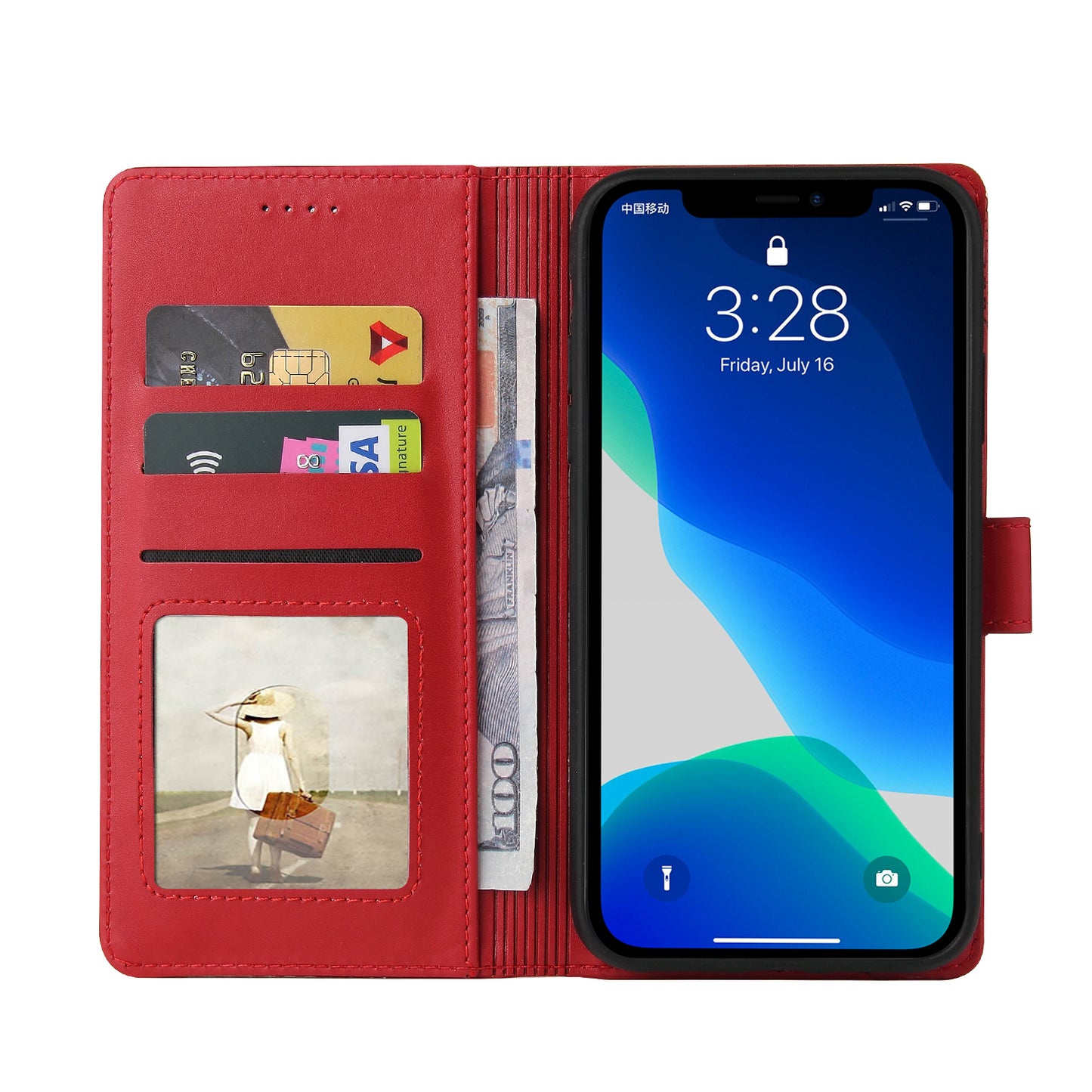 GQ.UTROBE 009 Series For iPhone 13 Pro Max 6.7 inch Quality Leather Phone Wallet Cover Case