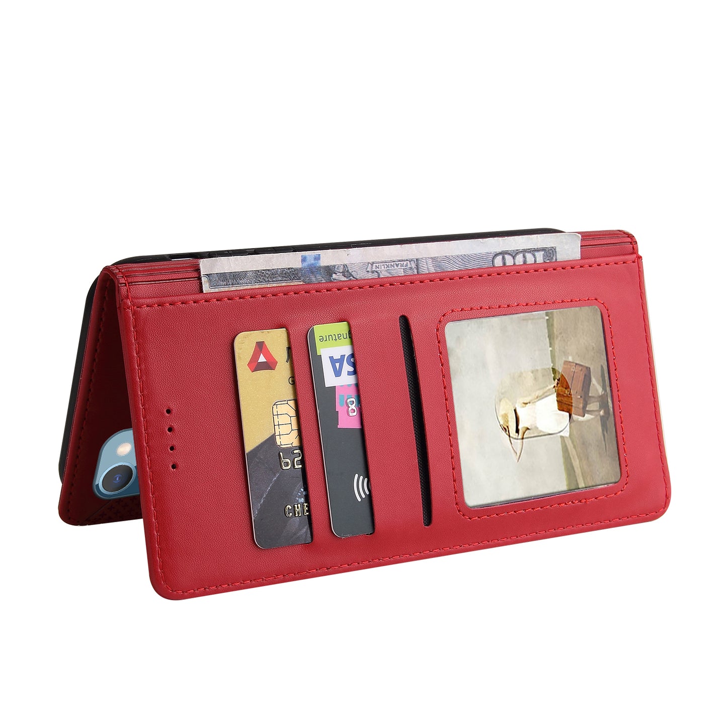 GQ.UTROBE 009 Series For iPhone 13 Pro Max 6.7 inch Quality Leather Phone Wallet Cover Case
