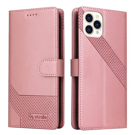 GQ.UTROBE 009 Series For iPhone 13 Pro Max 6.7 inch Quality Leather Phone Wallet Cover Case