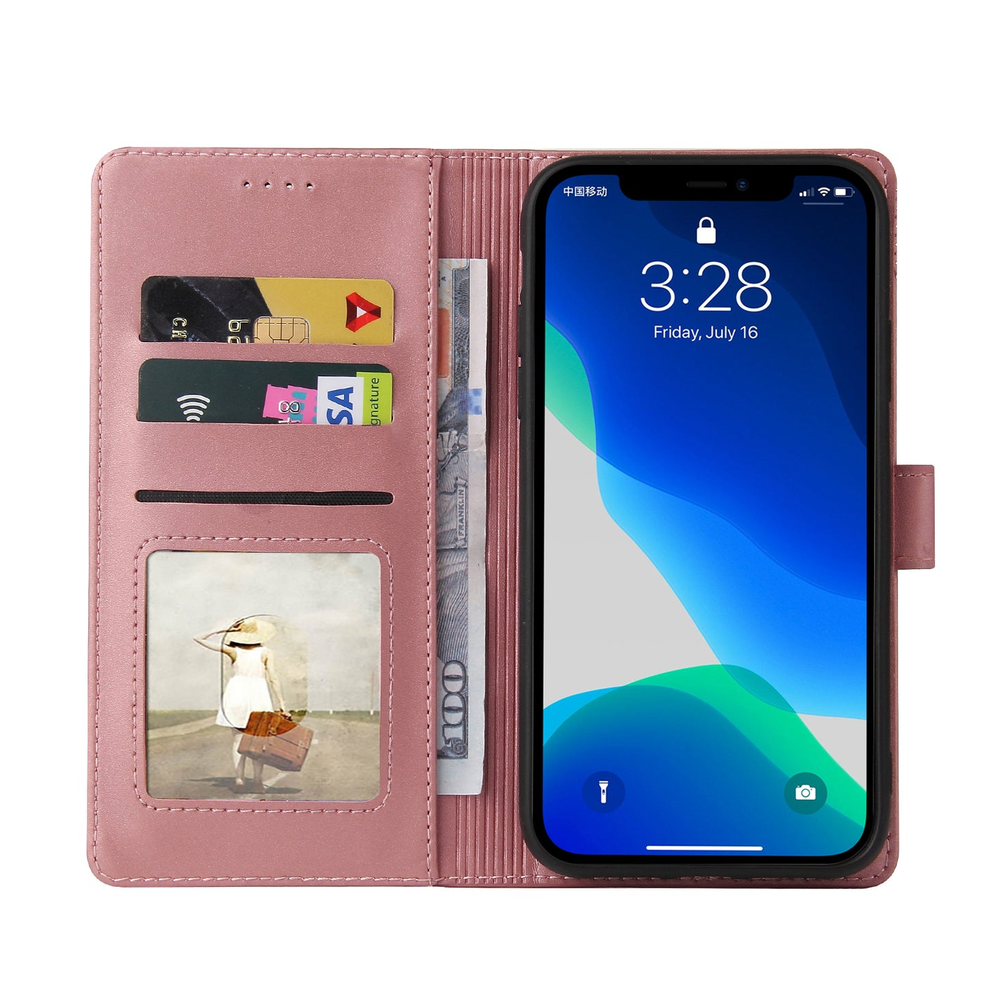 GQ.UTROBE 009 Series For iPhone 13 Pro Max 6.7 inch Quality Leather Phone Wallet Cover Case