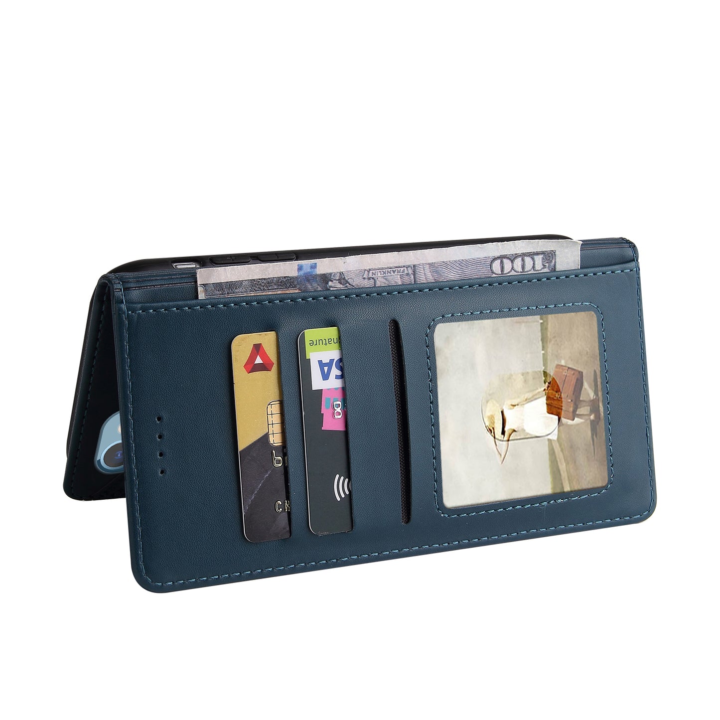 GQ.UTROBE 009 Series For iPhone 13 Pro Max 6.7 inch Quality Leather Phone Wallet Cover Case