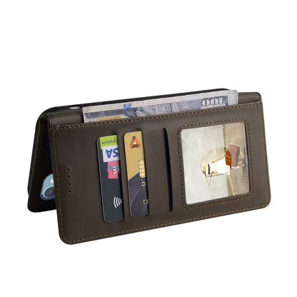 GQ.UTROBE 009 Series For iPhone 13 Pro Max 6.7 inch Quality Leather Phone Wallet Cover Case