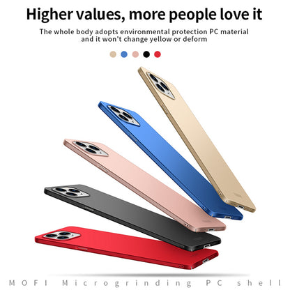 MOFI Shield Slim Frosted Finish Surface Hard Plastic Cell Phone Back Case Protector for iPhone 13 Pro Max 6.7 inch