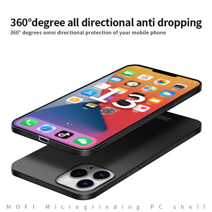 MOFI Shield Slim Frosted Finish Surface Hard Plastic Cell Phone Back Case Protector for iPhone 13 Pro Max 6.7 inch