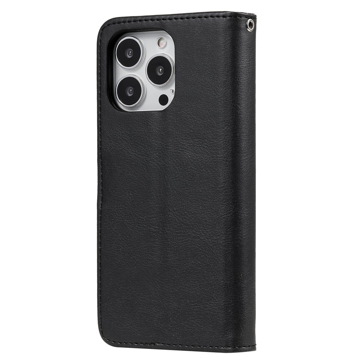 KT Leather Series-3 Detachable 2-in-1 Wallet Shockproof Magnetic Design Stand Leather Case for iPhone 13 Pro Max 6.7 inch