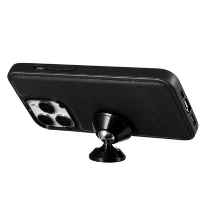 KT Leather Series-3 Detachable 2-in-1 Wallet Shockproof Magnetic Design Stand Leather Case for iPhone 13 Pro Max 6.7 inch