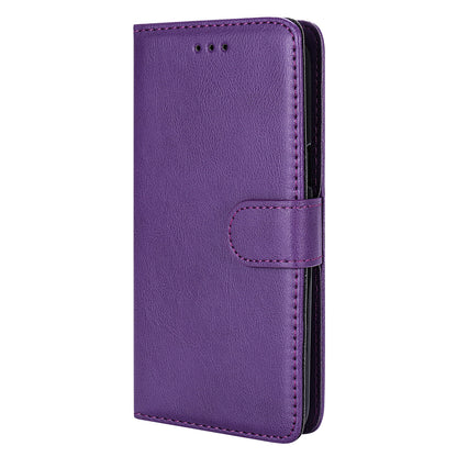 KT Leather Series-3 Detachable 2-in-1 Wallet Shockproof Magnetic Design Stand Leather Case for iPhone 13 Pro Max 6.7 inch