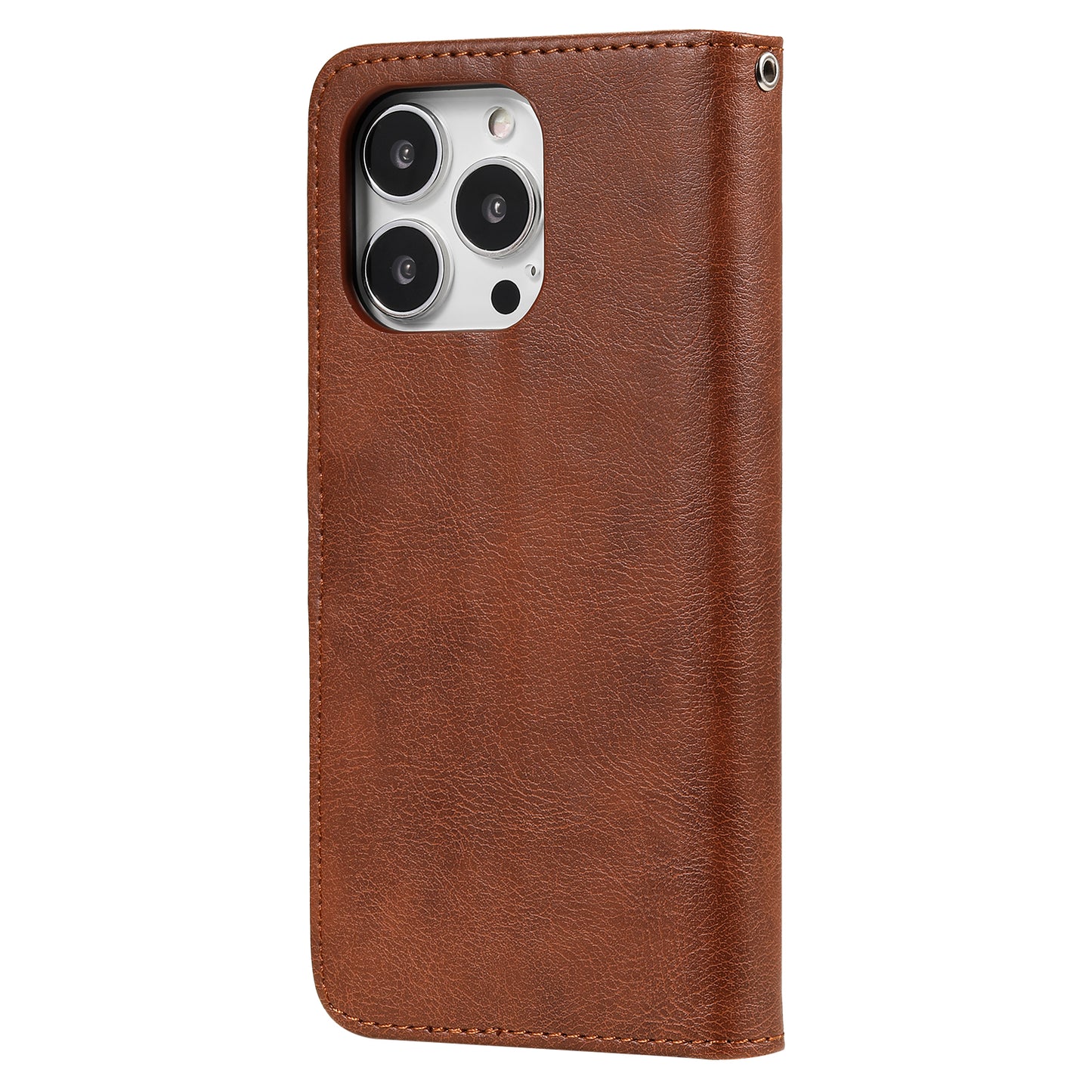 KT Leather Series-3 Detachable 2-in-1 Wallet Shockproof Magnetic Design Stand Leather Case for iPhone 13 Pro Max 6.7 inch