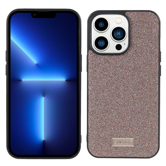 SULADA Socialite Series Anti-scratch Glitter Design Protective Phone Cover Case for iPhone 13 Pro Max 6.7 inch