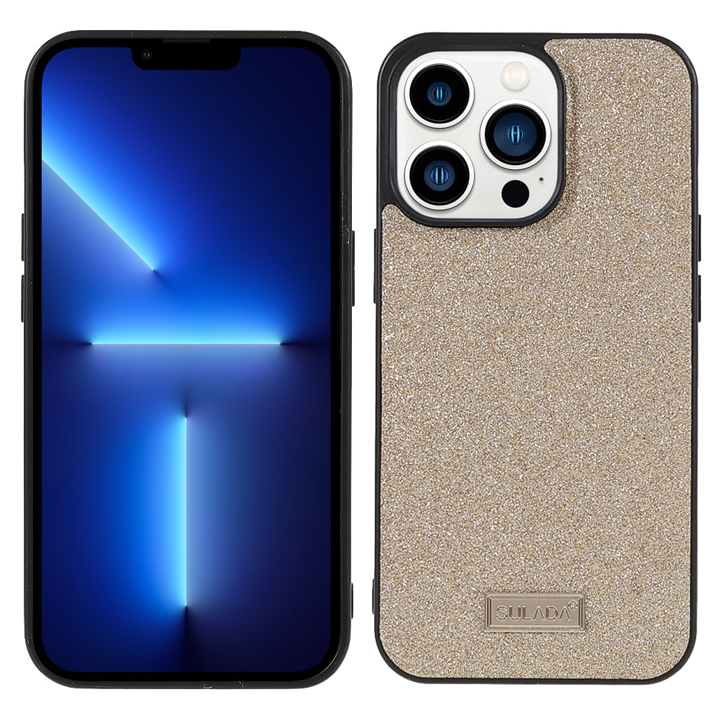 SULADA Socialite Series Anti-scratch Glitter Design Protective Phone Cover Case for iPhone 13 Pro Max 6.7 inch