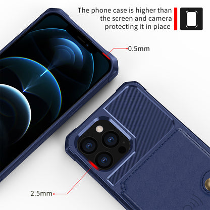 ZM03 TPU Phone Case + PU Leather Wallet with Magnetic Metal Sheet for iPhone 13 Pro Max 6.7 inch