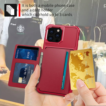 ZM03 TPU Phone Case + PU Leather Wallet with Magnetic Metal Sheet for iPhone 13 Pro Max 6.7 inch