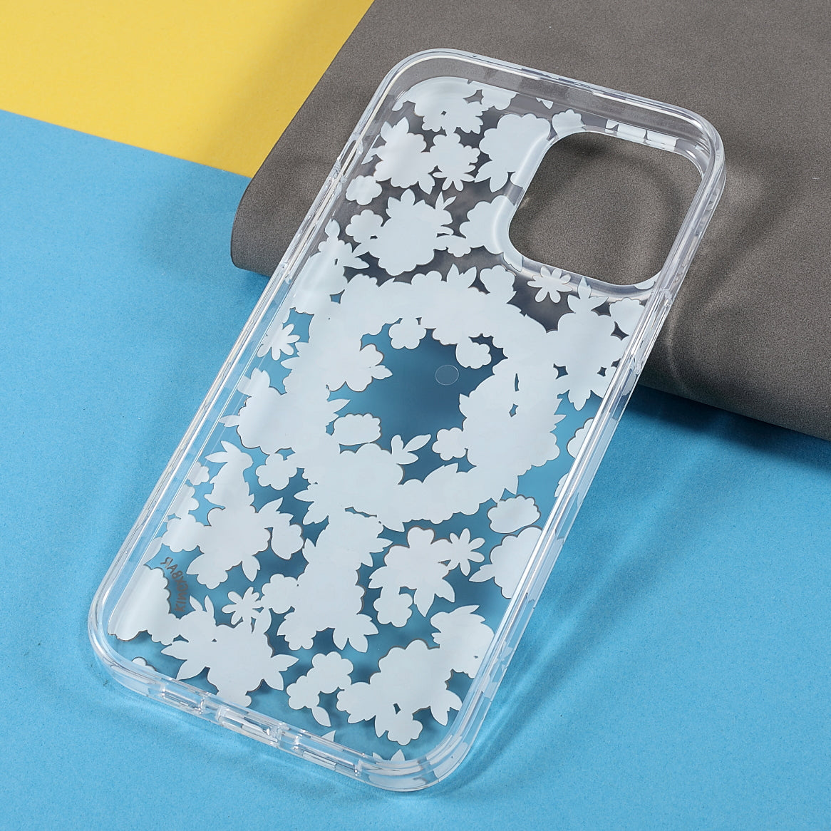 KINGXBAR Brilliant Series Rhinestone TPU + PC Combo IMD Pattern Phone Cover Electroplating Phone Cover Case for iPhone 13 Pro 6.1 inch