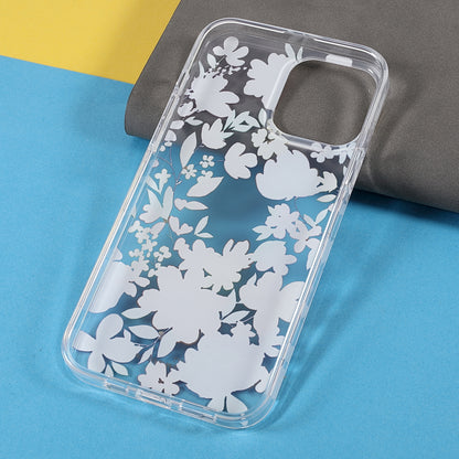 KINGXBAR Brilliant Series Rhinestone TPU + PC Combo IMD Pattern Phone Cover Electroplating Phone Cover Case for iPhone 13 Pro 6.1 inch