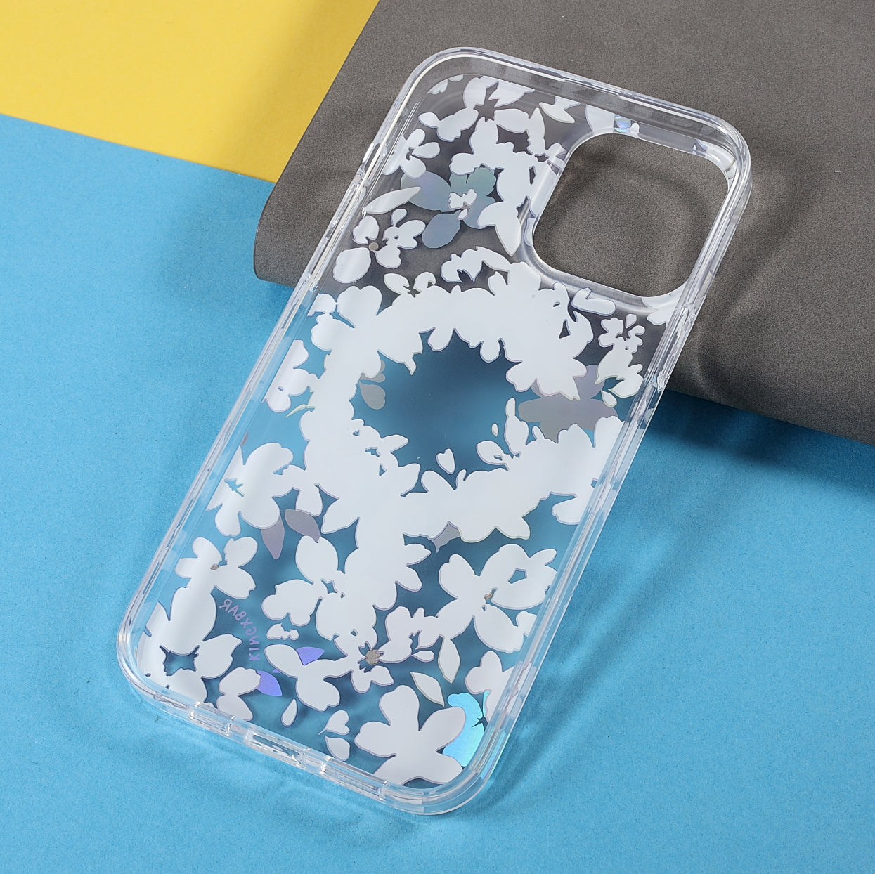 KINGXBAR Brilliant Series Anti-Shock IMD Pattern Rhinestone Phone Cover Electroplating Case for iPhone 13 Pro Max 6.7 inch