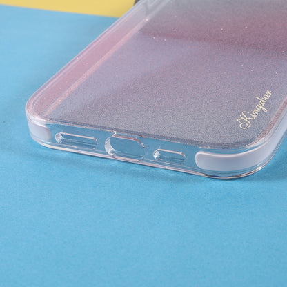 KINGXBAR Glitter Gradient Effect TPE + PC + TPU Hybrid Shockproof Case for iPhone 13 Pro 6.1 inch